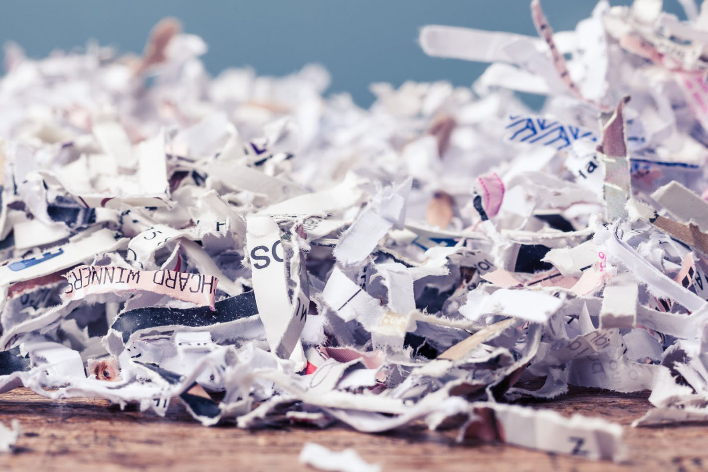 Shredded paper